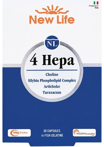 Asfstore New Life 4 Hepa 30 Softgel Kapsül