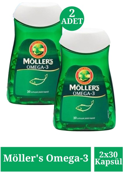 Asfstore Möller's Omega-3 30 Kapsül 2 Adet