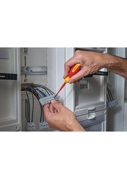 Professional, Vde El Aleti Seti 5 Parça (1x Yan Keski 160MM; Kargaburun 200MM, Tornavida Sl 3.5 x 75MM, Tornavida Sl 6.5 x 125MM, Yıldız Tornavida Ph2 x 125MM), 1600A02NG2, Kırmızı fiyatları