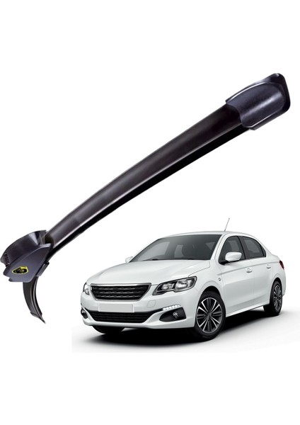 90101 Mega Oto Market Otomobil Sileceği Muz Silecek Takımı 60/40 cm 24/16 Inch Citroen C Elysee - Peug