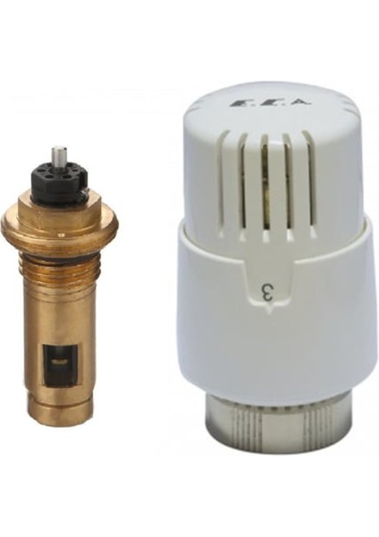 Trv4 Termostatik Kompak Radyatör Valfi Içten Contalı 602120813