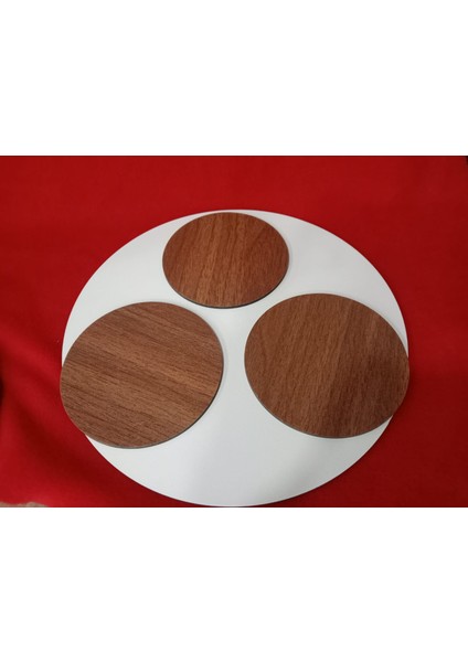 Şık ve Pratik 6'lı Altlık Seti – 3 Tabak + 3 Bardak Altlığı (22 cm & 10 Cm) indirimleri