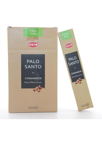 Hem Orgnaic Blend Series Palo Santo Cinnamon Masala Aromalı Çubuk Tütsü 15 gr