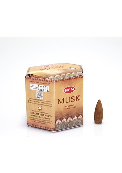 Musk Aromalı Geri Akış Tütsü ( Backflow )
