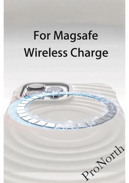IPhone 15 Pro Uyumlu Kılıf Damla Tasarımlı Köşe Korumalı Magsafe Şarj Destekli Kapak indirimleri