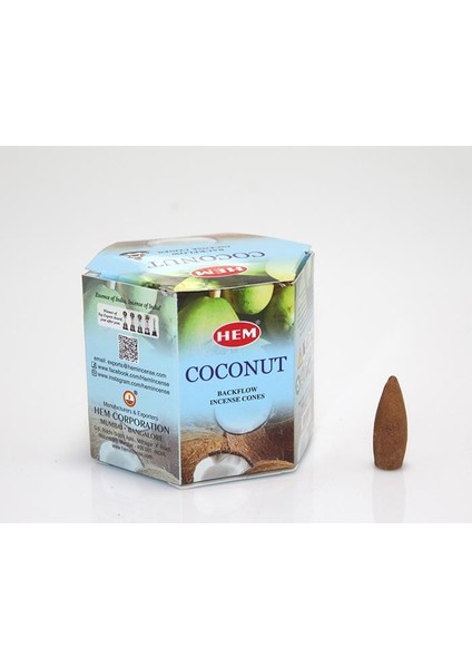 Coconut Aromalı Geri Akış Tütsü ( Backflow )