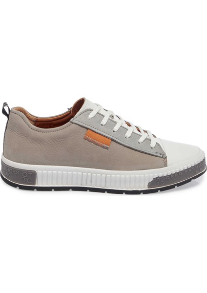 Gri Hakiki Deri Erkek Sneaker - E25I1AY57183-G22 fiyatları