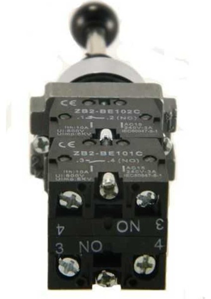 XD2PA24 4 Pozisyonlu Endüstriyel Joystick Çarpraz Anahtarı