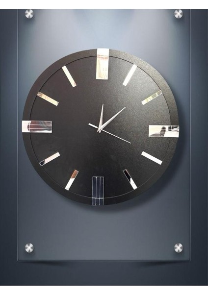 Dekoratif Ahşap Duvar Saati Lüks Duvar Dekoru Sessiz Mekanizma Modern Saat Ahşap Saat Wall Clock