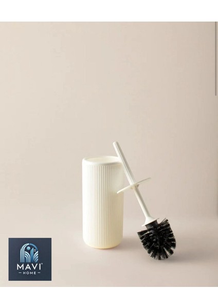 Beyaz Çizgili Tuvalet Fırçası fiyatları