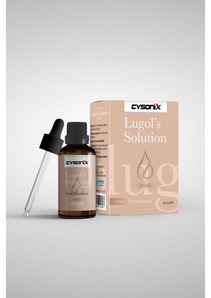 Cysonix Lugol's Solution %2 Iyot Damla 30 ml