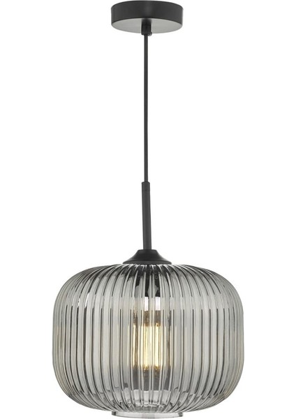 Mylights Rustik Füme Avize 20CM Spor Tekli Avize Cafe Salon Koridor Yatak Odası