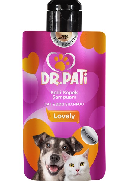 Dr.pati Kedi Şampuanı / Köpek Şampuanı 400 ml x 3 Adet ( Sensetive, Lovely, Rest) Yıkama ve Temizleme Şampuanı Avantajlı Paket modelleri