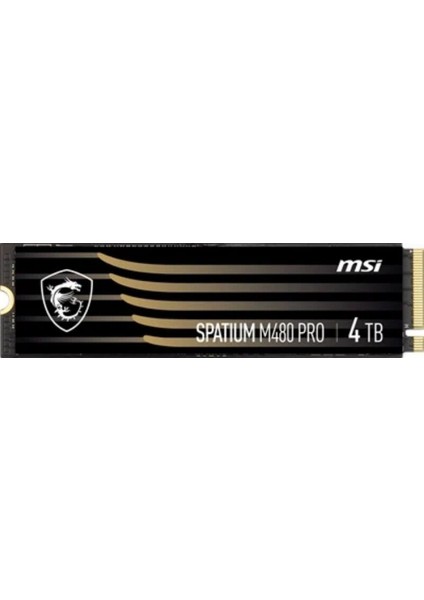 4tb Msı Spatıum M480 Pro Nvme M.2 SSD