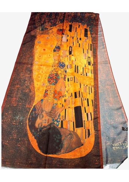 Fular Gustav klimt – The kiss Desenli fiyatları