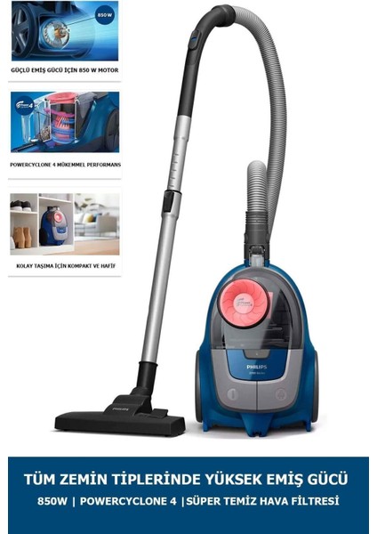 2000 Serisi Torbasiz Elektrikli Süpürge, 750W, Super Clean Air Filtre Premium Süpürge indirimleri