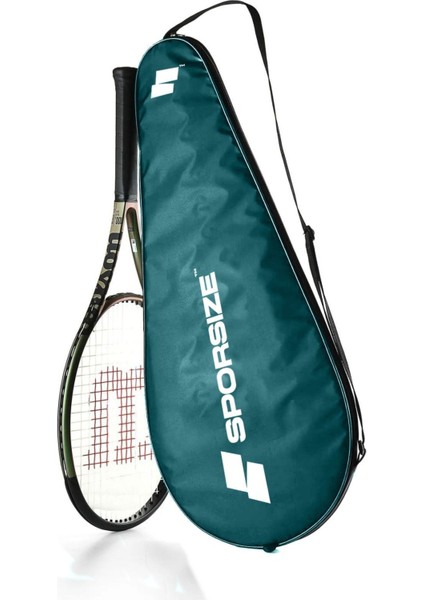 Tennis Racket Cover Tenis Raketi Kılıfı Çantası Koyu Yeşil ( Sadece Kılıf )