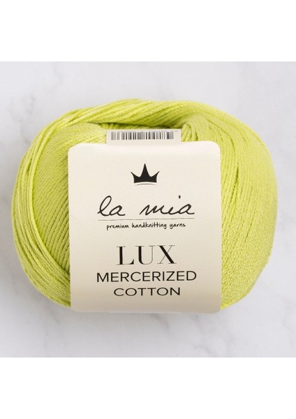 Lux Mercerized Cotton Fıstık Yeşili El Örgü Ipi - 150 - 33751