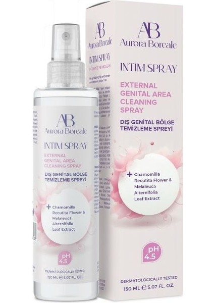 150 ml Intim Sprey Dış Genital Bölge Temizleme Spreyi
