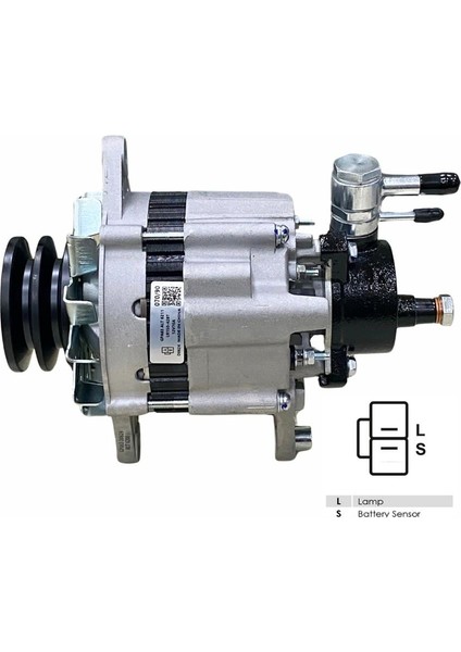 12V Alternatör Dinamo 70 A (L-S) (Vakumlu) Bmc Levend 2.5/3.0 1988-1996 (Nıssan Motor)