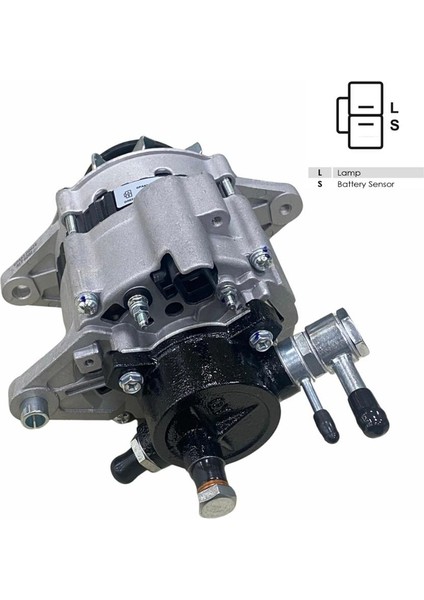 12V Alternatör Dinamo 70 A (L-S) (Vakumlu) Bmc Levend 2.5/3.0 1988-1996 (Nıssan Motor) fırsatları