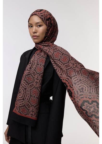 Deluxe Şal Asha Desenli