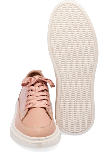 Pudra Hakiki Deri Kadın Sneaker - K25I1AY67820-A67