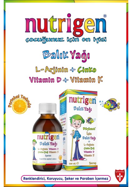 Nutrigen Balık Yağı Şurubu 200 ml fiyatları