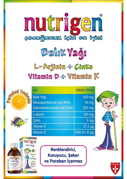 Nutrigen Balık Yağı Şurubu 200 ml fırsatları