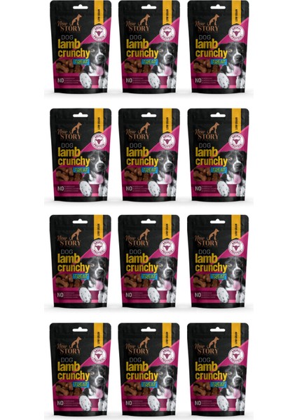 Dog Lamb Crunchy 12X80GR. Kuzu Etli, Köpek Ödül Maması