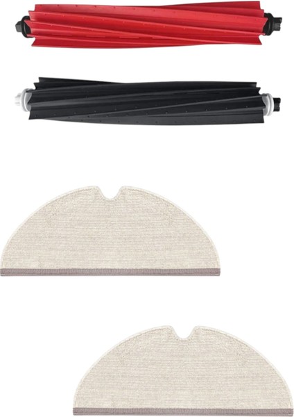 Roborock Q5 Pro / Q5 Pro + (Plus) Robot Süpürge Uyumlu 4'Lü Yedek Parça Seti