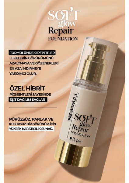 Espresso Soft Glow Repair Foundation Yumuşak Işıltılı Onarıcı Fondöten 30 ml
