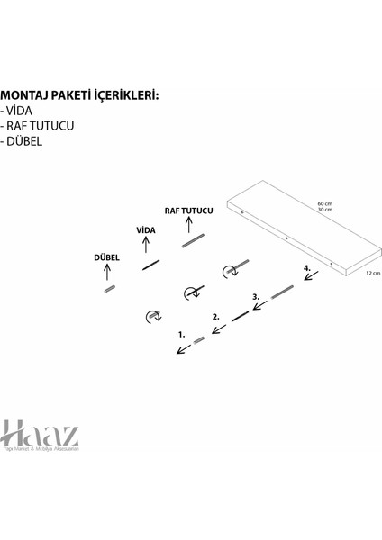Dörtlü Banyo Rafı