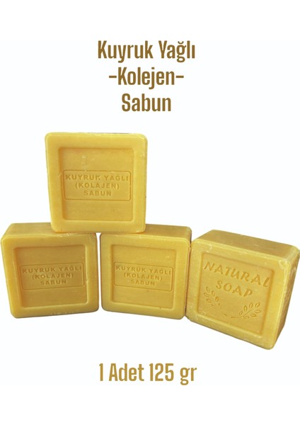 Kuyruk Yağlı Sabun Sabun Doğal El Yapımı Naturel Sabun Soap 125 gr