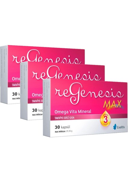Regenesis Max 30 Kapsül 3 Adet