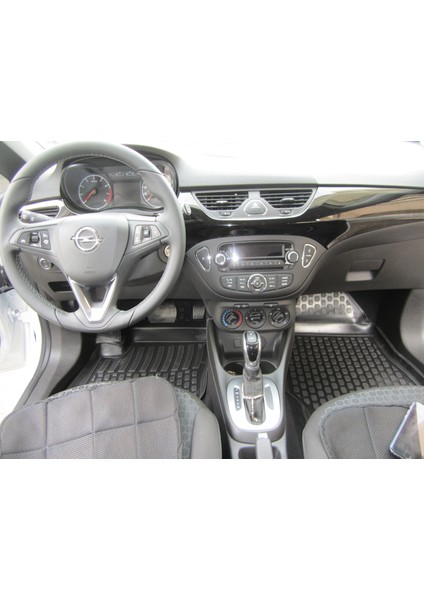 Opel Corsa E 3D Siyah Havuzlu Paspas 2015 ve 2018