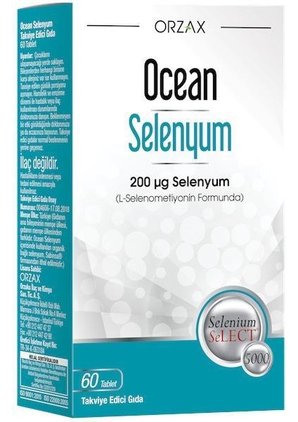 Ocean Selenyum 200 Mcg 60 Tablet + Ocean Biotin 5000 Mcg 60 Kapsül fiyatları