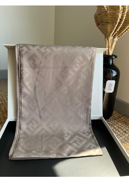 Vavscarfs F Desen Jakar Eşarp Vizon