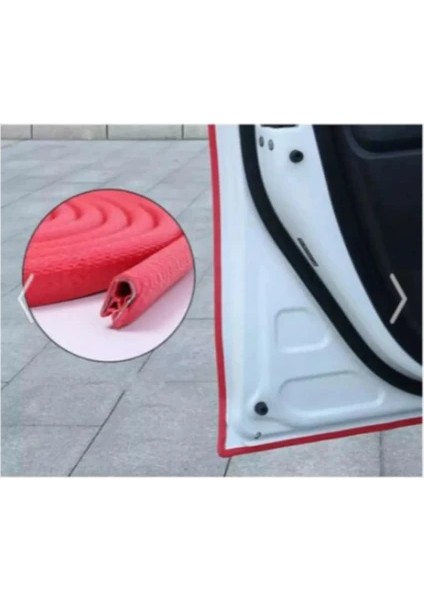 Aston Martin V12 Vantage Oto Araç Kapı Koruma Fitili 5metre Kırmızı Renk Çarpma Çizilme Önleyici Fitil