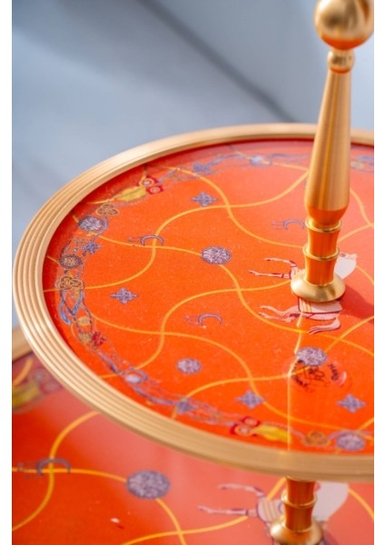 Passifolia 2 Katlı Cam Sunum Tepsisi – 30 cm & 20 cm | Şık ve Modern Tasarım fırsatları