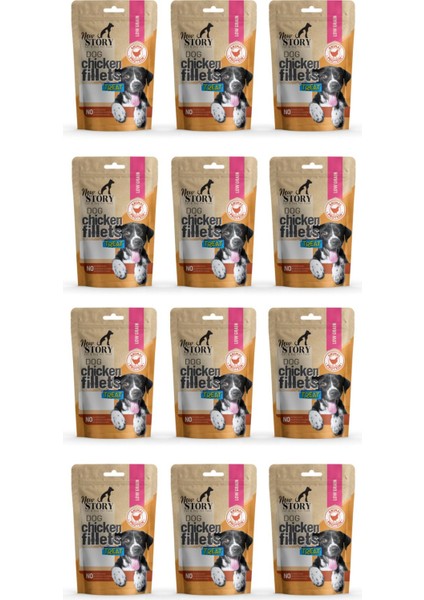 Dog Chicken Fillets 12X80GR. Tavuklu, Köpek Ödül Maması