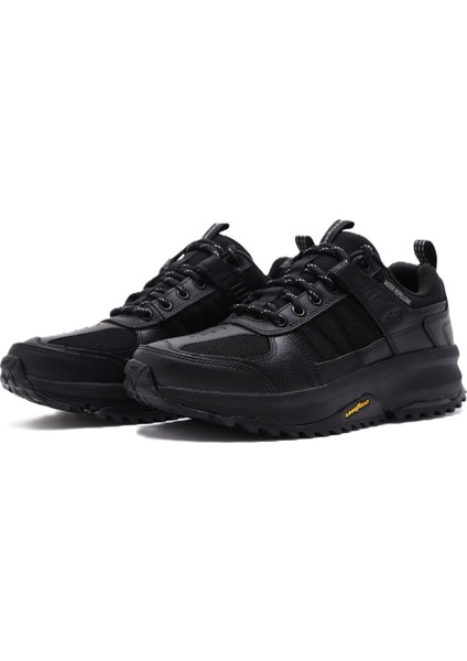 Bionic Trail Leather Waterproff Mens Outdoor Shoes Hakiki Deri Su Geçirmez Nefes Alan Outdoor Ayakkabı Siyah fırsatları