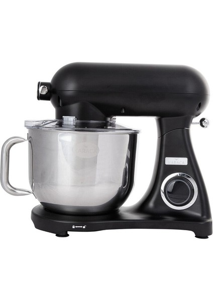 Paslanmaz Çelik Hazneli Döküm Stand Mikser Black Mutfak Şefi 1800W 6,2 Lt