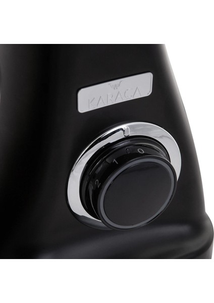 Paslanmaz Çelik Hazneli Döküm Stand Mikser Black Mutfak Şefi 1800W 6,2 Lt