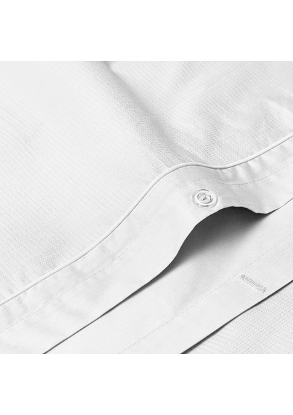 %100 Pamuk Percale Nevresim Seti 260X240 cm Beyaz - Pure Serisi indirimleri
