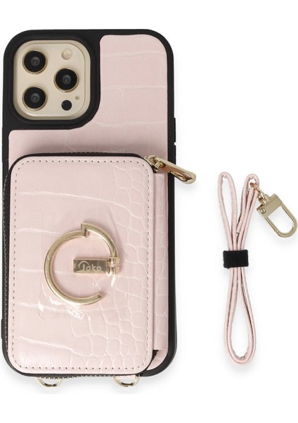 Iphone 14 Pro Max Kılıf Ermes Kapak - Pembe Bstmy fiyatları