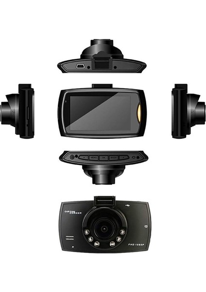 2.7' Ekranlı 5 Mp Hd Tekli - 32GB Destekli Araç Içi Kamerası