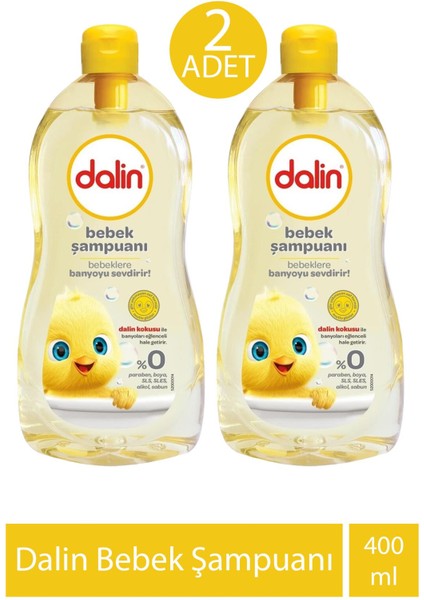Dalin Bebek Şampuanı 400 ml 2 Adet
