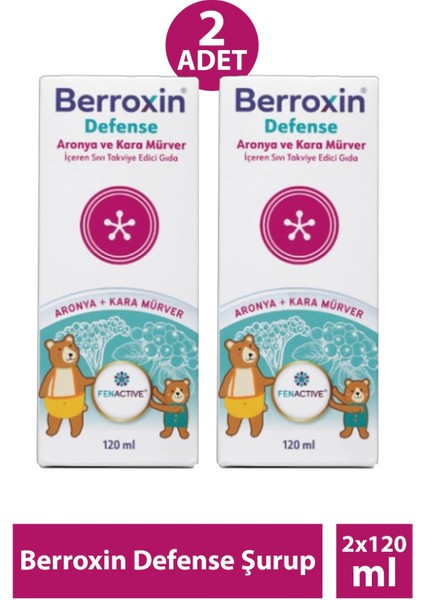 Berroxin Defense Şurup 120 ml 2 Adet