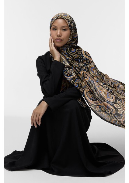 Deluxe Şal Priya Desenli